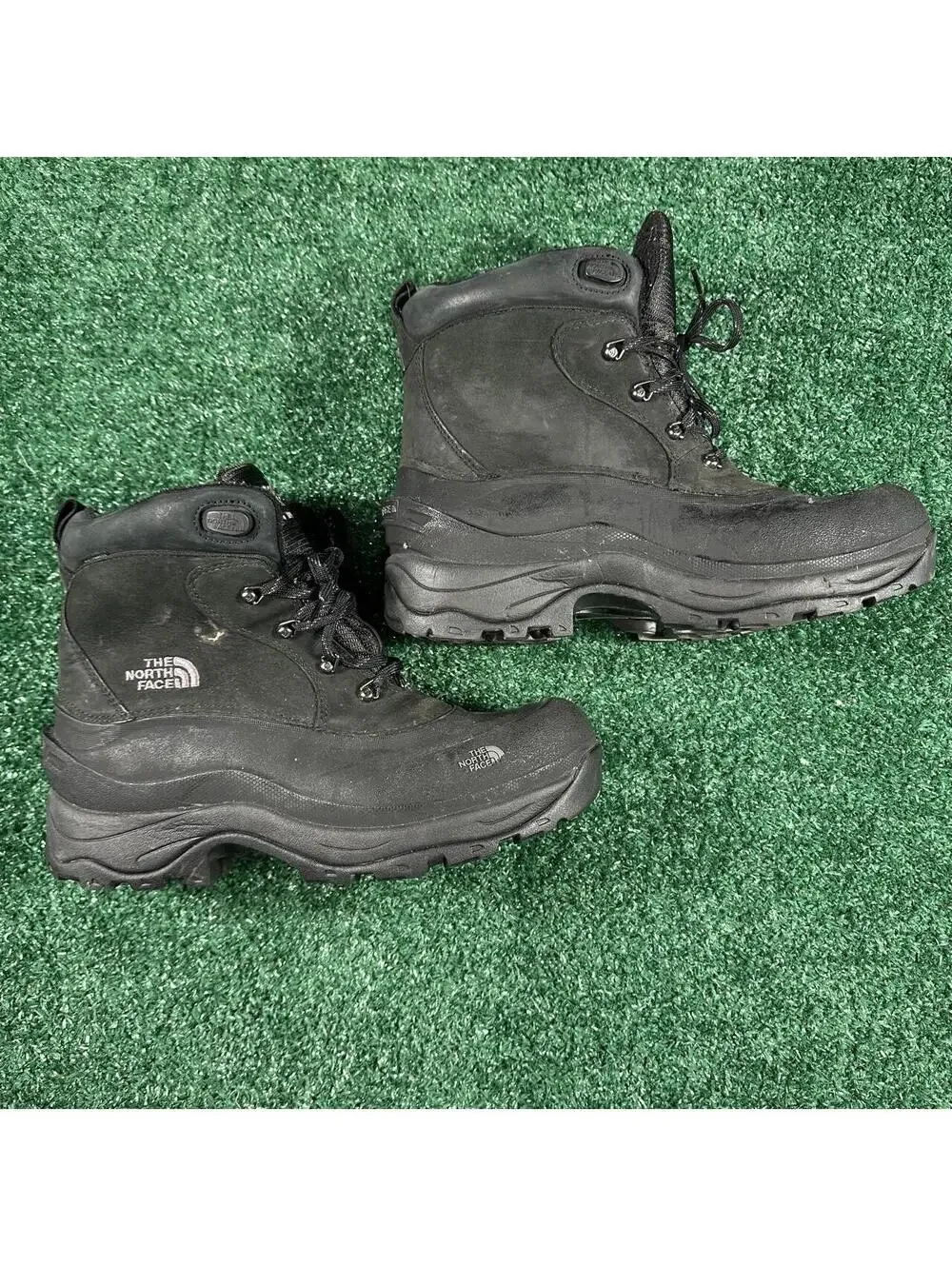 The North Face black waterproof winter boots grunge comfy ski outdoors size 12